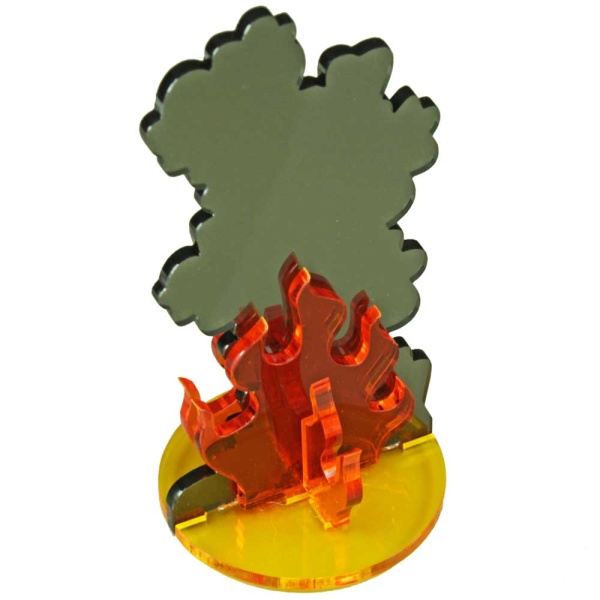 Flaming Wreckage Marker, Extra Large