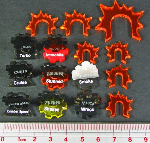 Gothic Vehicle Marker Set, Multi-Color (15) - SPECIAL ORDER!