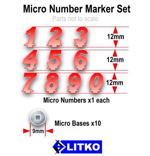 Micro Number, Red (10)