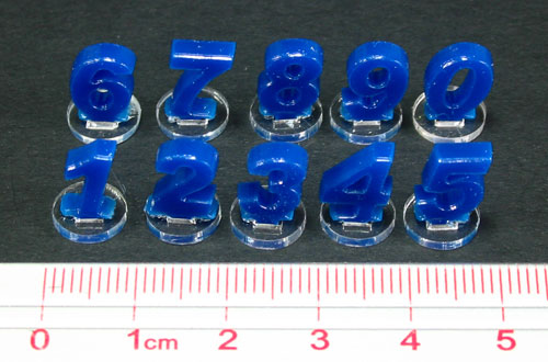 Micro Number, Blue (10)