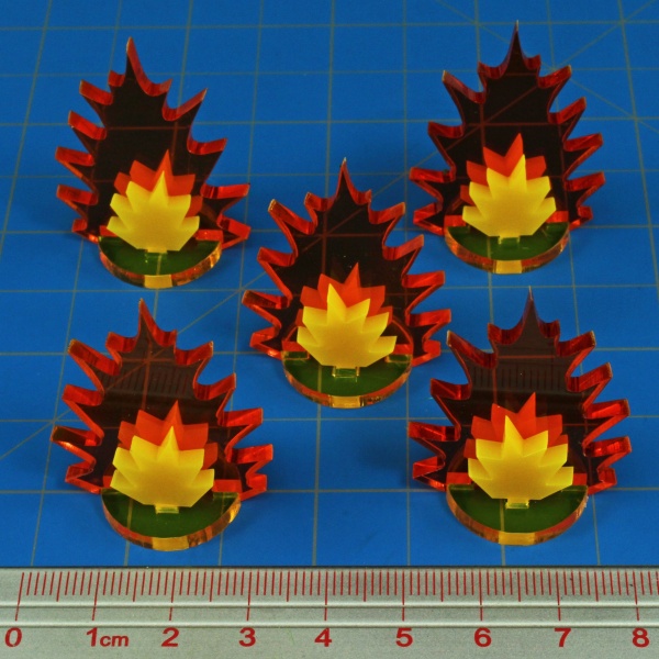 Artillery Strike Markers, Medium (5)