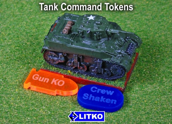 Tank Command Token Set, Multi Colored (20) - SPECIAL ORDER!