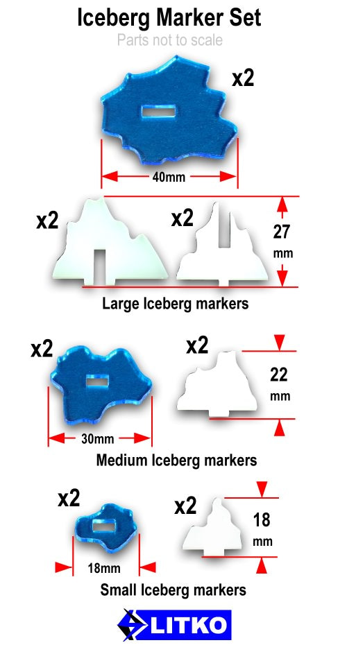 Iceberg Marker Set (6)