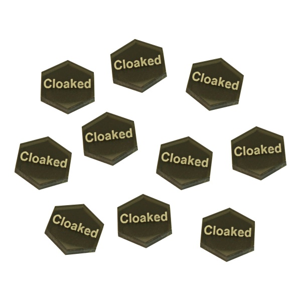 Cloaked Token Set, Translucent Grey (10)