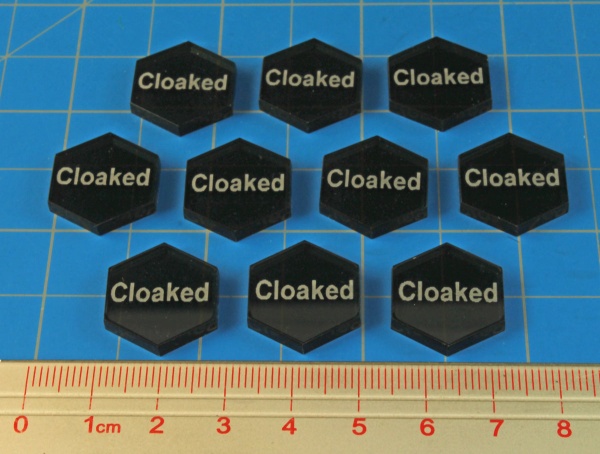 Cloaked Token Set, Translucent Grey (10)