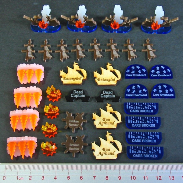 Age of Sail Wreckage Set, Multi-Color (36) - SPECIAL ORDER!