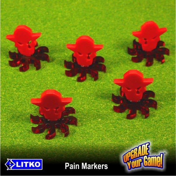 Pain Markers, Red (5)