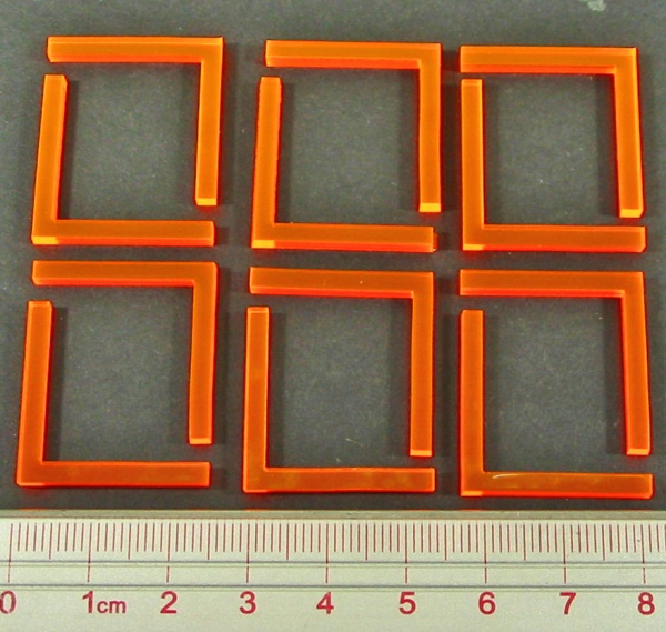 Boundary Tokens, Fluorescent Orange (12) - SPECIAL ORDER!