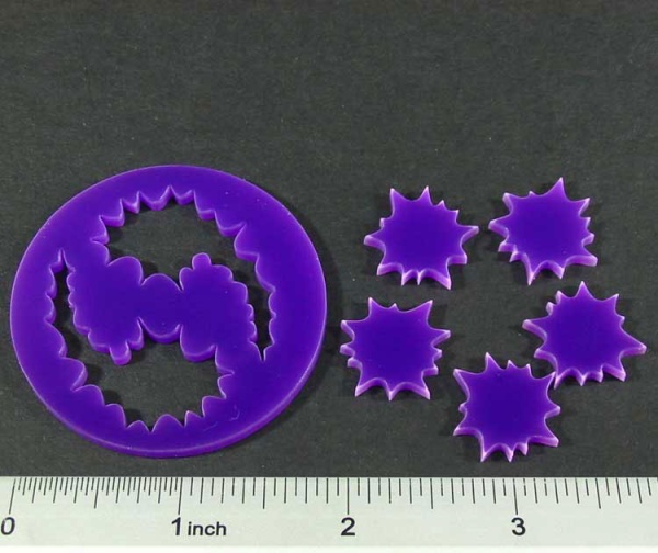 Steampunk Wars Energy Tokens, Purple (6)