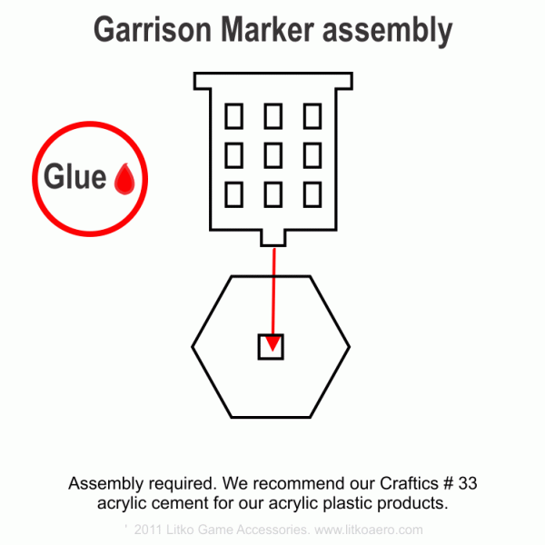 Garrison Markers, Brown & Green (5)