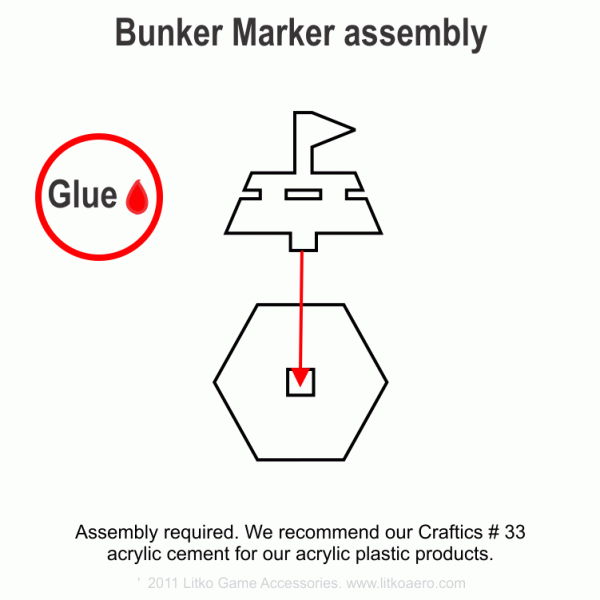 Bunker Markers, Brown (5)