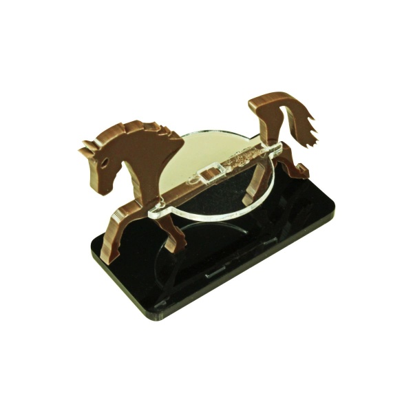 LITKO Horse Character Mount with 25x50mm Base, Brown - SPECIAL ORDER!