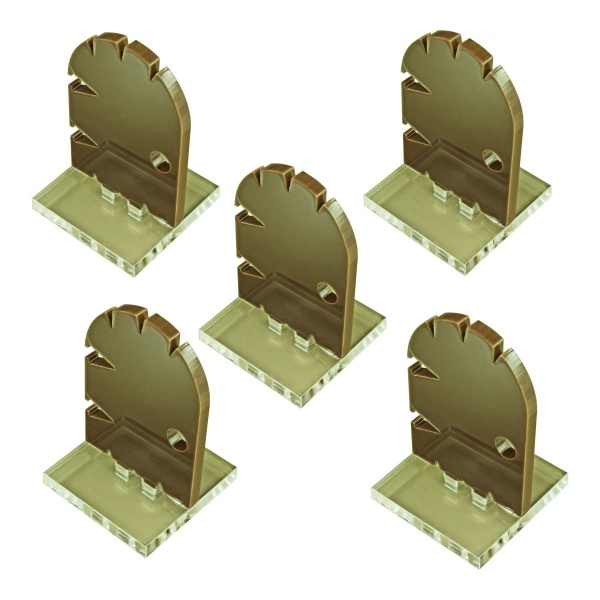 Medium Door Markers, Brown (5)