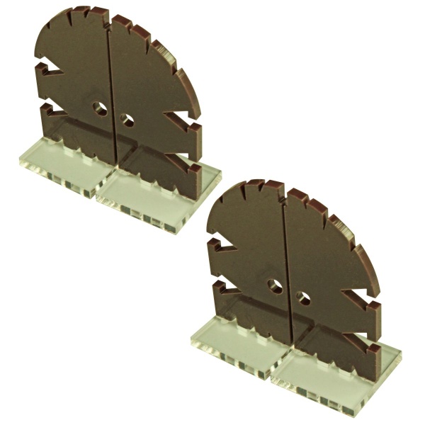 Door Markers, Large, Brown (4)