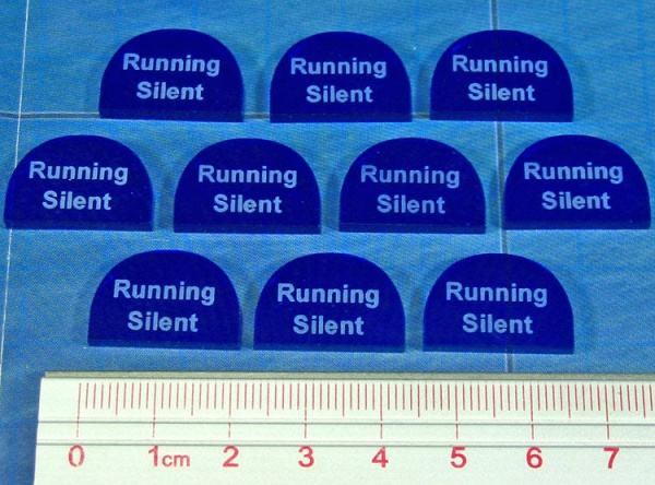 Running Silent Tokens, Translucent Blue (10) - SPECIAL ORDER!