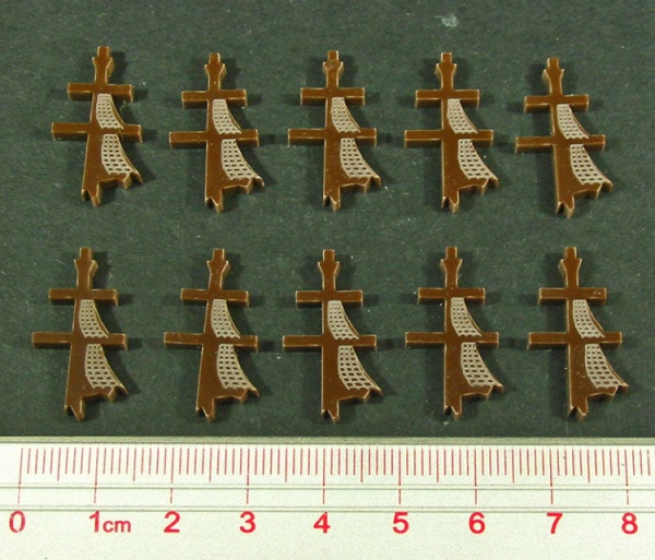 Mast Down Tokens, Brown (10) - SPECIAL ORDER!