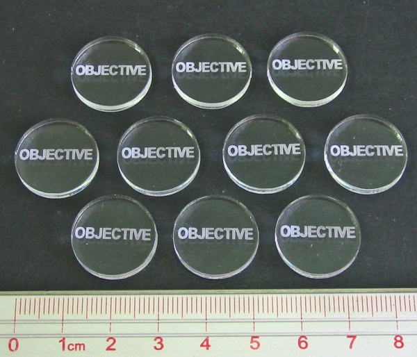 Objective Tokens, Clear (10)