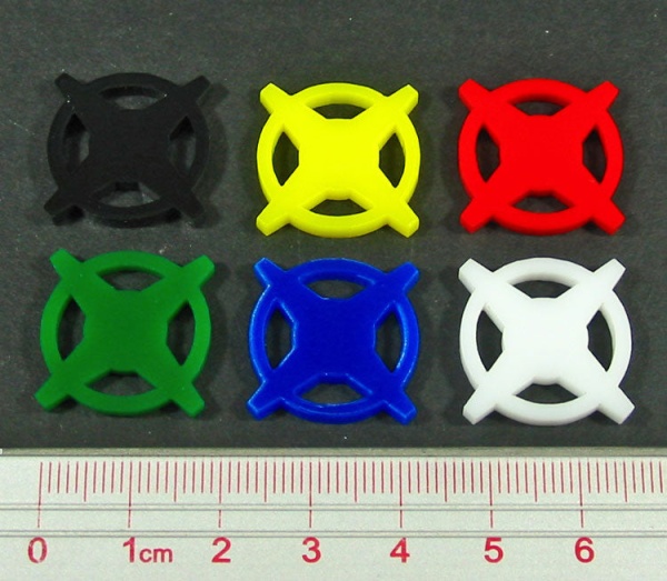 Star Base Token Set, Multi-Color (6) - SPECIAL ORDER!