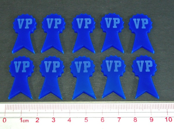 Victory Point Tokens, Blue (10) - SPECIAL ORDER!