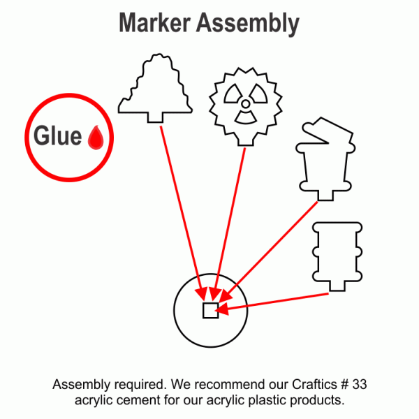 Power Plant Resource Marker Set (84) - SPECIAL ORDER!