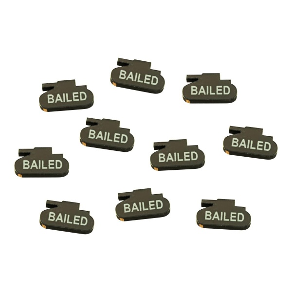 Tank Bailed Tokens, Black (10)