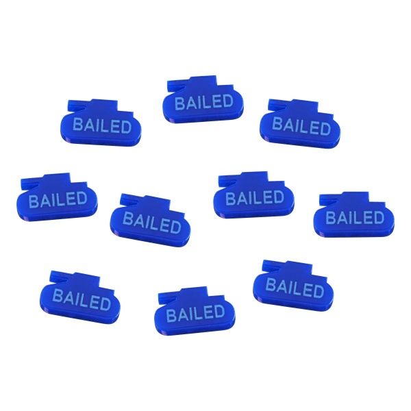 Tank Bailed Tokens, Blue (10) - SPECIAL ORDER!