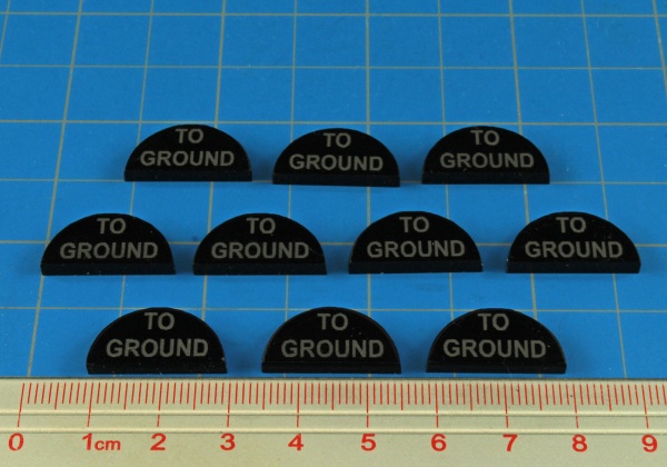 To Ground Tokens, Black (10)