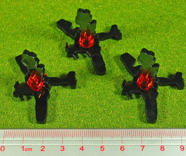 Plane Wreckage Markers (3) - SPECIAL ORDER!