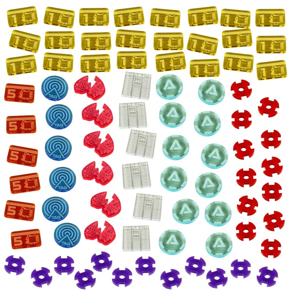 Net Hacker Token Set, Multi-Color (84) - SPECIAL ORDER!