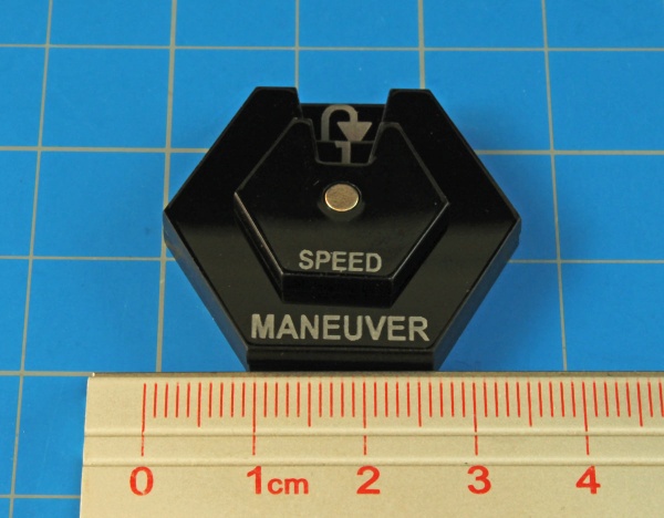 Space Fighter Maneuver & Speed Dial, Black - SPECIAL ORDER!