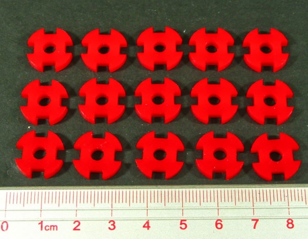 Net Hacker Tracking Tokens, Red (15) - SPECIAL ORDER!