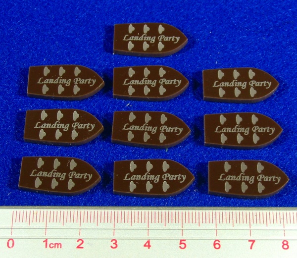 Landing Party Tokens, Brown (10) - SPECIAL ORDER!