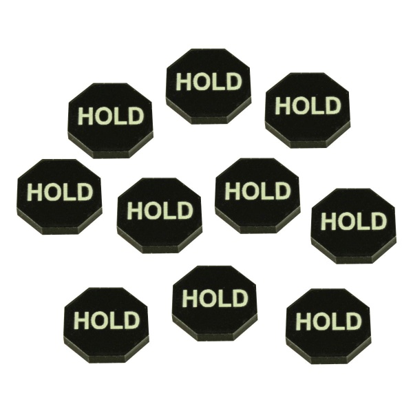 Hold Tokens, Black (10) - SPECIAL ORDER!