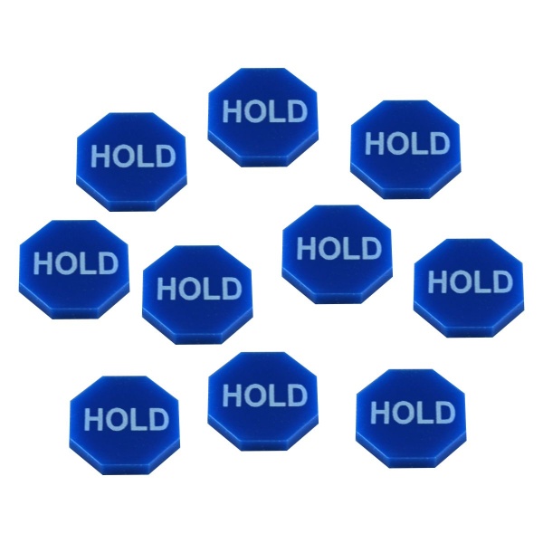 Hold Tokens, Blue (10) - SPECIAL ORDER!