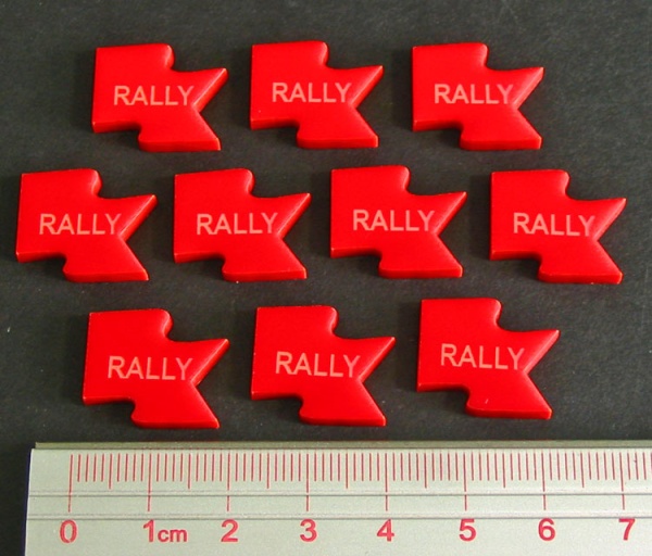 Rally Tokens, Red (10) - SPECIAL ORDER!