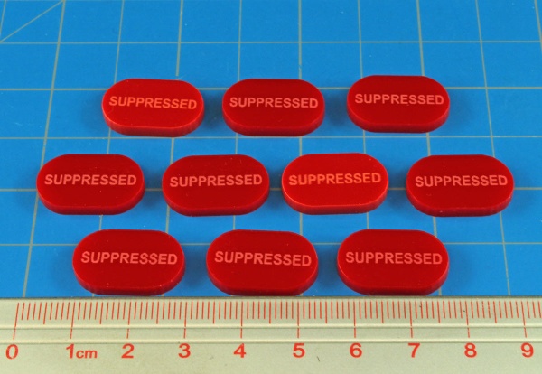 Suppressed Tokens, Red (10) - SPECIAL ORDER!