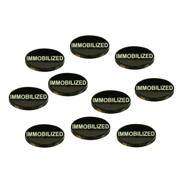 Immobilized Tokens, Black (10) - SPECIAL ORDER!