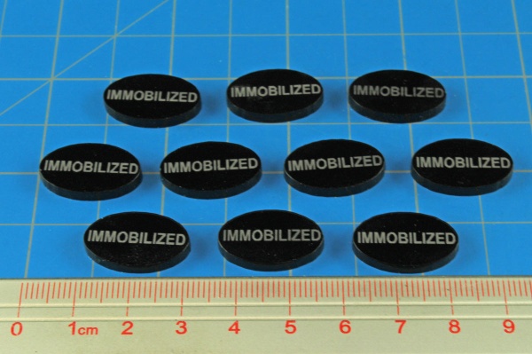 Immobilized Tokens, Black (10) - SPECIAL ORDER!