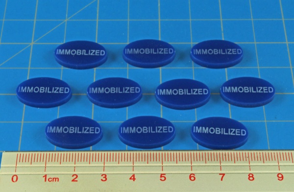 Immobilized Tokens, Blue (10) - SPECIAL ORDER!