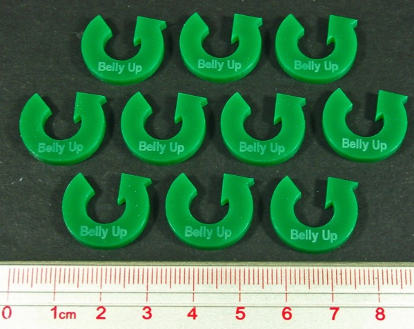 Belly Up Tokens, Green (10) - SPECIAL ORDER!