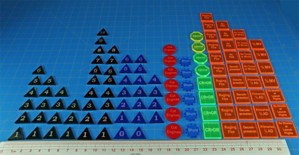 Firestorm Armada Mk2 Game Token Set, Multi-Color (108) - SPECIAL ORDER!