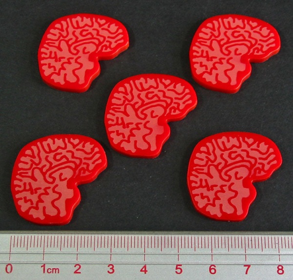 Big Brain Tokens, Red (5) - SPECIAL ORDER!