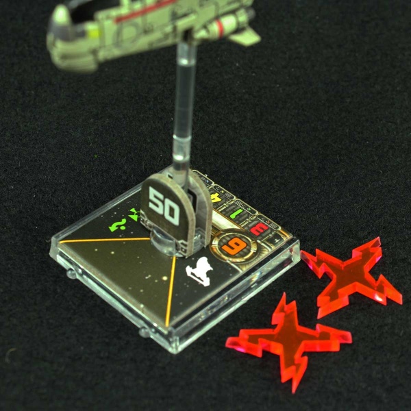 Space Fighter Ion Tokens, Fluorescent Pink (10) - SPECIAL ORDER!