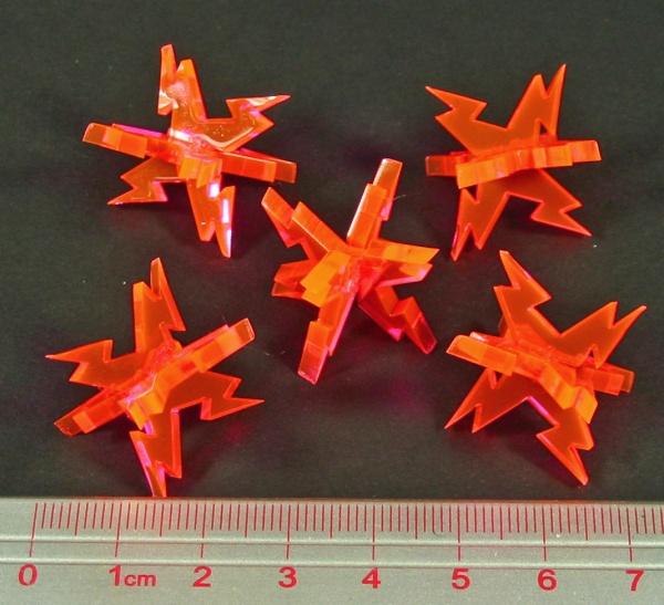 Space Fighter Ion Markers, Fluorescent Pink (5) - SPECIAL ORDER!