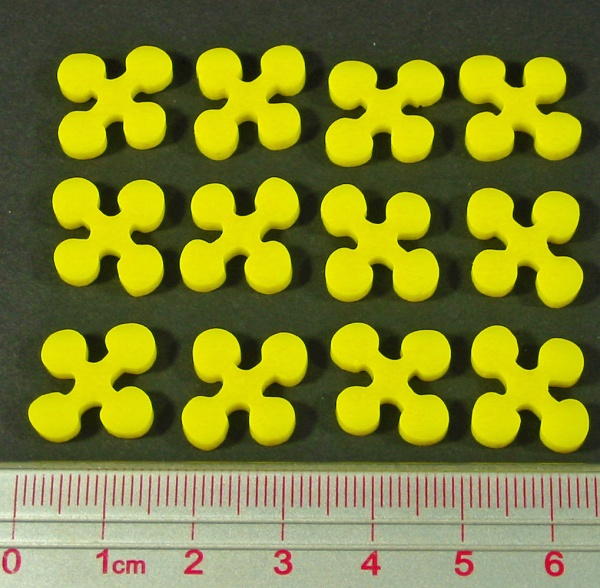 Fever Virus Tokens, Yellow (12)