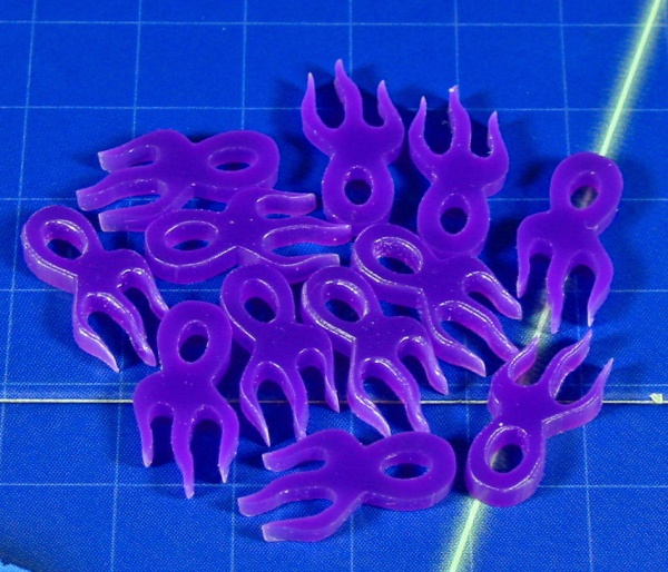 Mutation Virus Tokens, Purple (12)