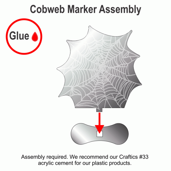 Cobweb Markers, Clear (3) - SPECIAL ORDER!