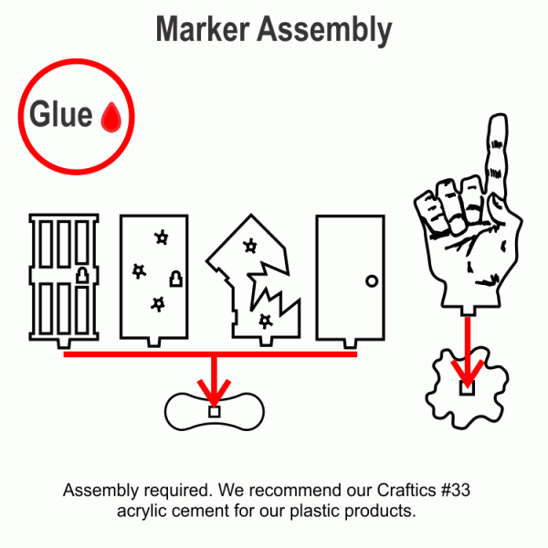 Upgrade Set for Zombicide: Prison Outbreak (66) - SPECIAL ORDER!