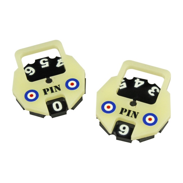 Premium Printed WWII British Army Pin Dials (2) - SPECIAL ORDER!