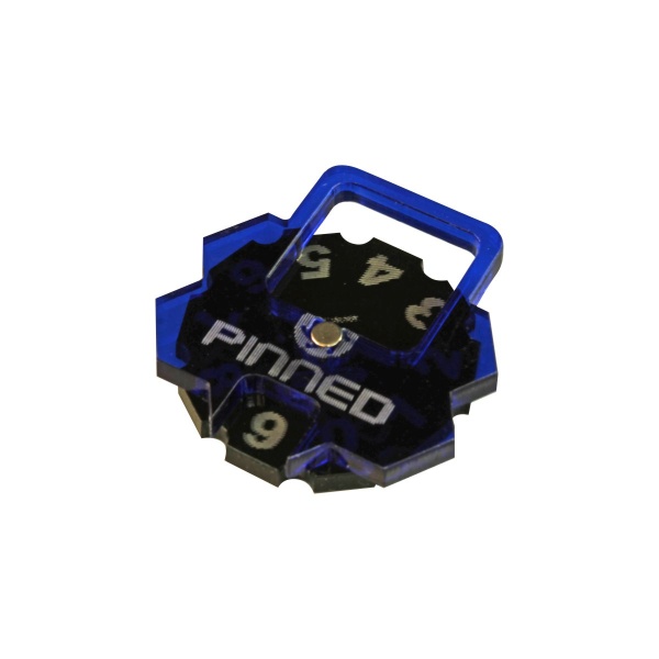 Pin Dial Compatible with GoA, Translucent Blue and Black